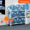 3-Tier Double-Row Water Bottle Storage Rack