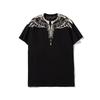 Factory wholesale 2021 summer new product craftsmanship non-sensory printing solid color wings short-sleeved T-shirt men's and women's couples tops
