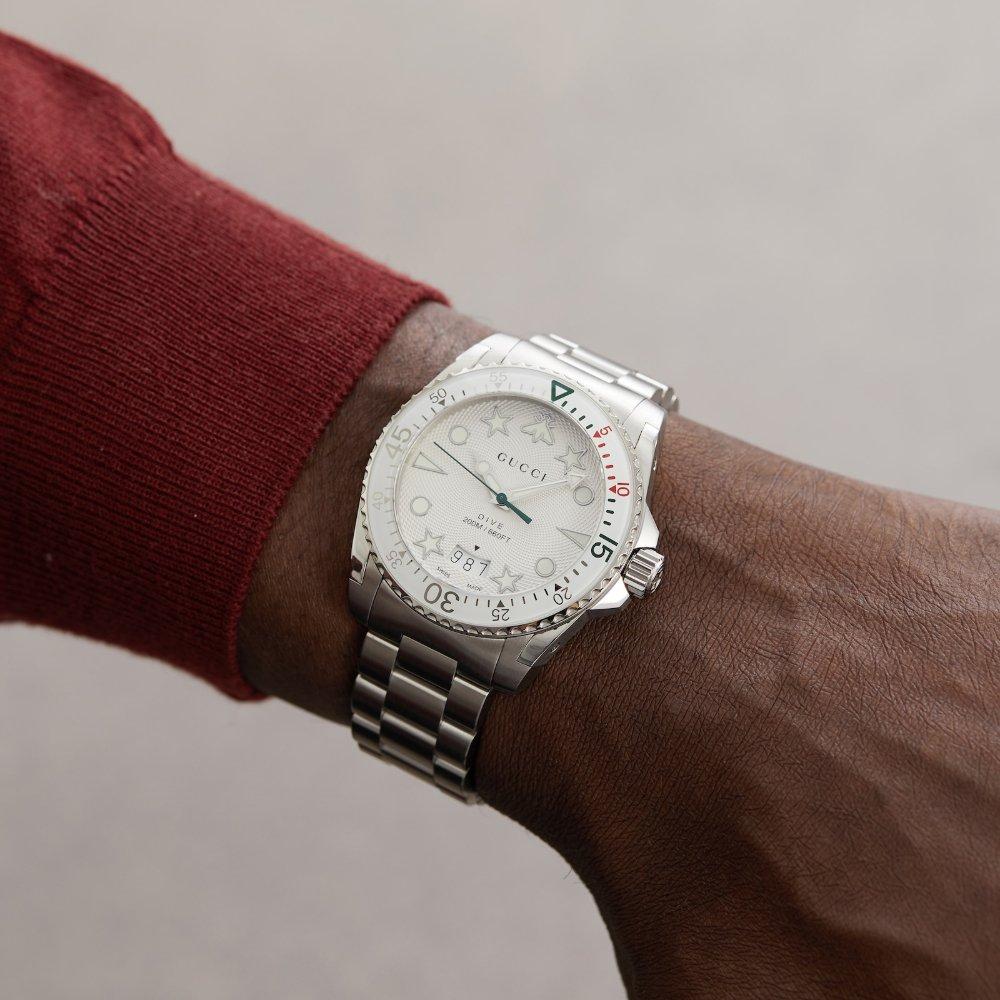Gucci YA136336 Orologio unisex subacqueo in acciaio inossidabile