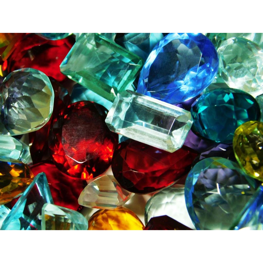 CERTIFIED Mix Shapes & Colors 500 Carat A++ MIX Topaz Loose Gemstones LOT's