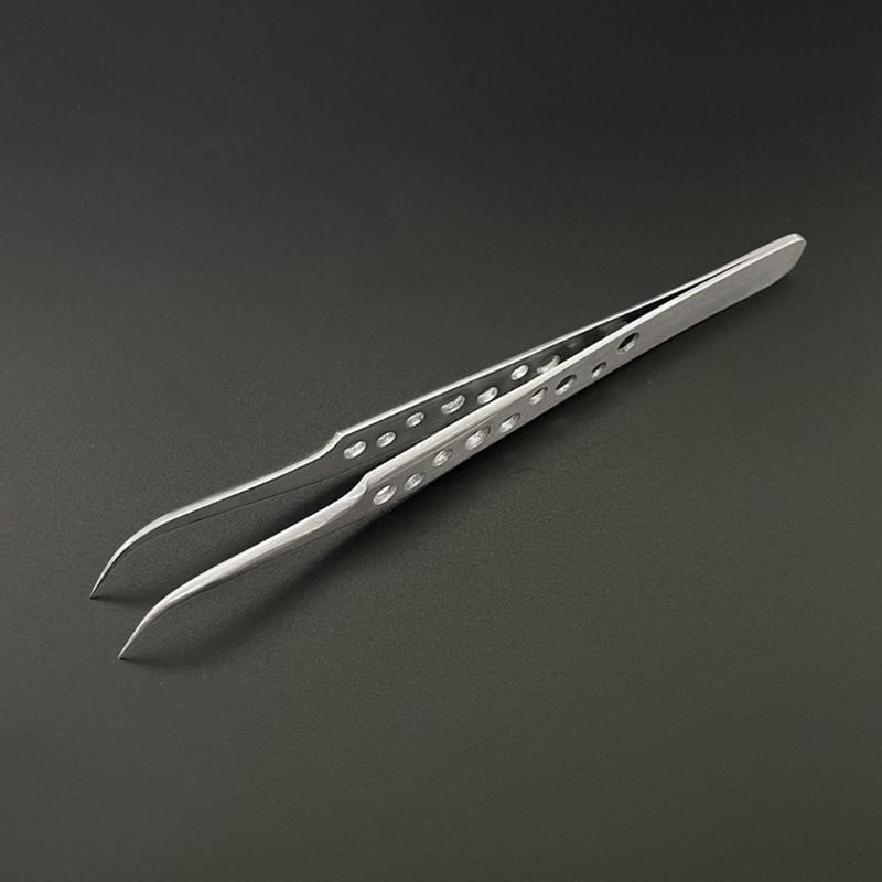 Industrielle Pinzette Elektronik Antistatisch Gebogene Gerade Spitze Präzision Edelstahl Pinzette Telefon Reparatur DIY Hand Werkzeuge