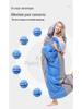 Outdoor Camping Portable Envelope Sleeping Bag - Dirt-Proof, Warm, Thick, Pure Cotton for Adults