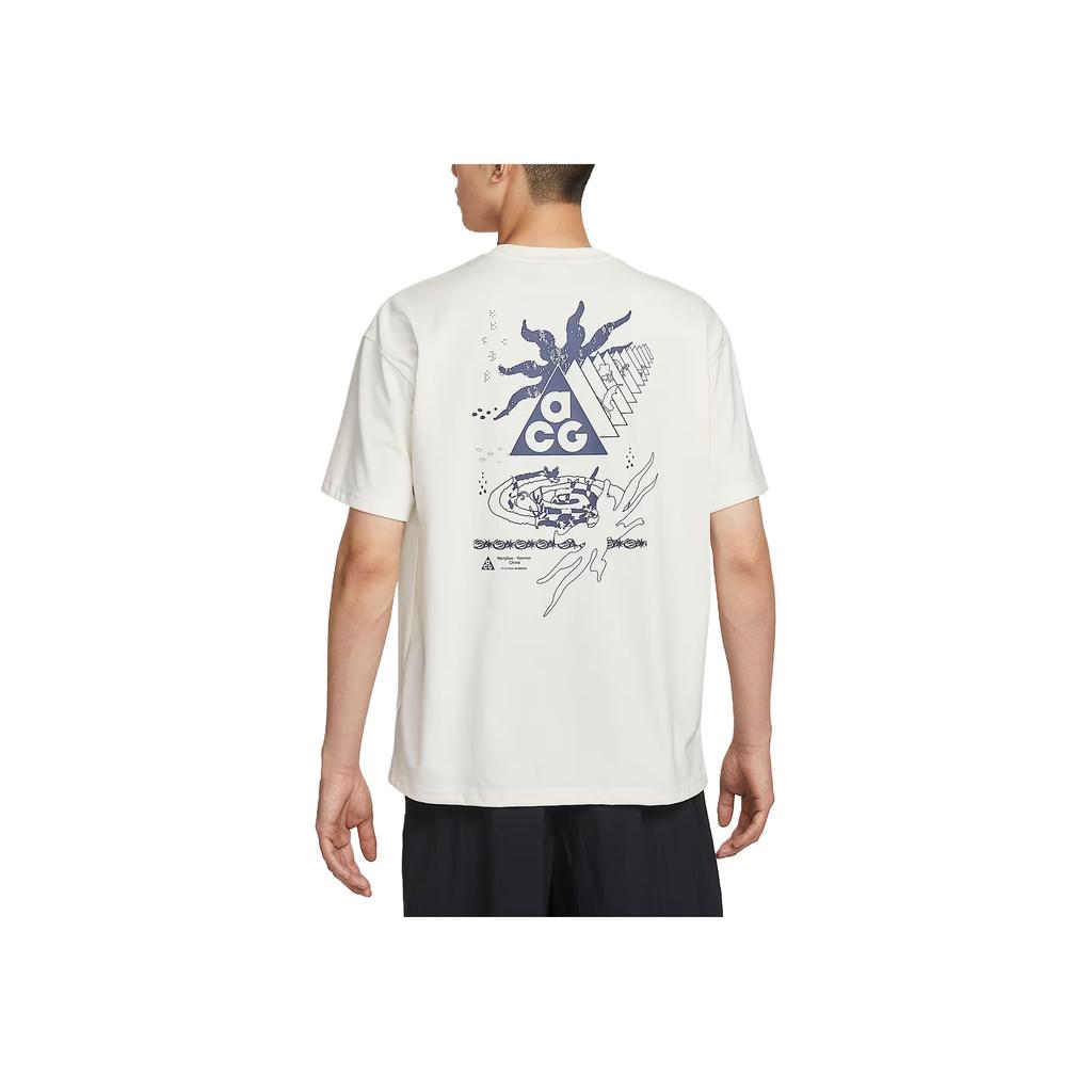 Nike ACG Series Back Logo Print Fashion Simple Beautiful Solid Color Short Sleeve T-Shirt Men Tops IH8660133