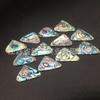 Triangle Curved Abalone Shell Pendant for DIY Jewelry and Accessories