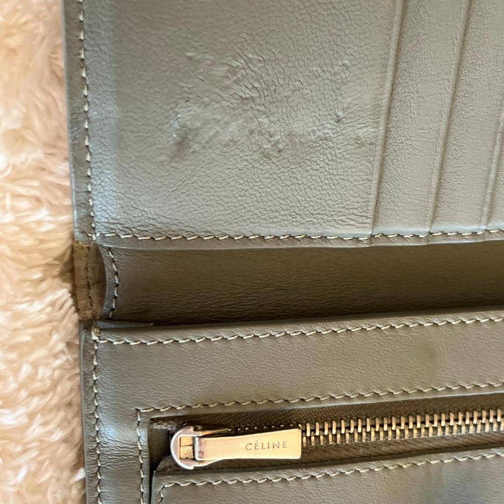 Used 【Very Popular】CELINE Medium Strap Wallet Bifold Wallet