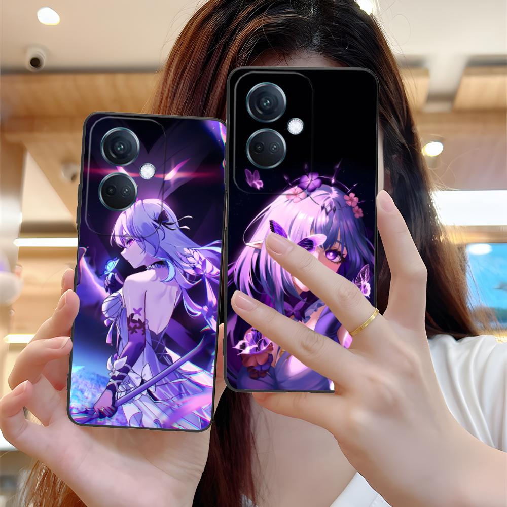 HSR Castorice Matte TPU Mobile Phone Case for OPPO Reno 14 13 12 11 10 9 8 7 6 5 F T Pro 5G Colorful Printing Cover