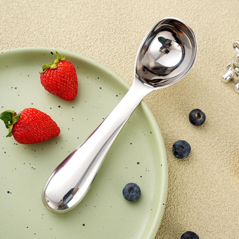 Self-melting Ice Cream Spoon 304 Stainless Steel Gelato Ball Spoon Durable Watermelon Scoop  Yogurt