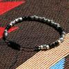 KND black & antique silver beads bracelet