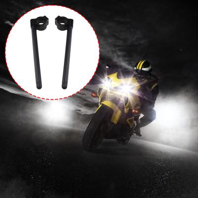 Aluminum Risers Clip On Handle Bars with Adjustable Fit Comfortable Ridings  Handlebars 35mm Handle Bars Risers for Bikes