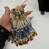 Handmade Wedding Groomsmen Hanfu Embroidery Zipper Tassel Cheongsam Pendant Diy Hairpin Bead Stringing Adult Alloy  Glass