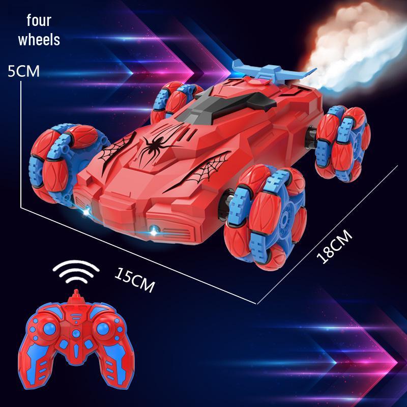 

Игрушка машина-трюкач с дистанционным управлением, 6/8 колес, дрифтинг, электрический кувырок и полный привод Single Remote