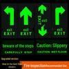 Fuda Luminous Fire Evacuation Floor Stickers