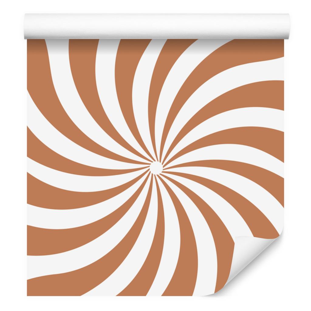 Hippie Background Wallpaper Orange, White and Cream 50x1000