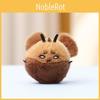 Eyed Round Cockroach Plush Keychain Stuffed Toy Cartoon Bag Gift Decoration