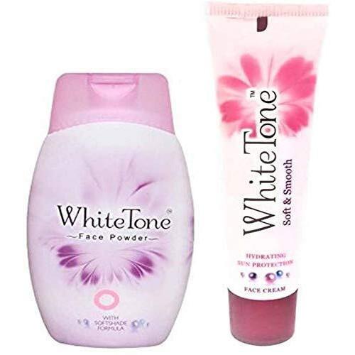 

White Tone Face Powder And Face Cream Combo 55 g w764 5B07V72VYZD