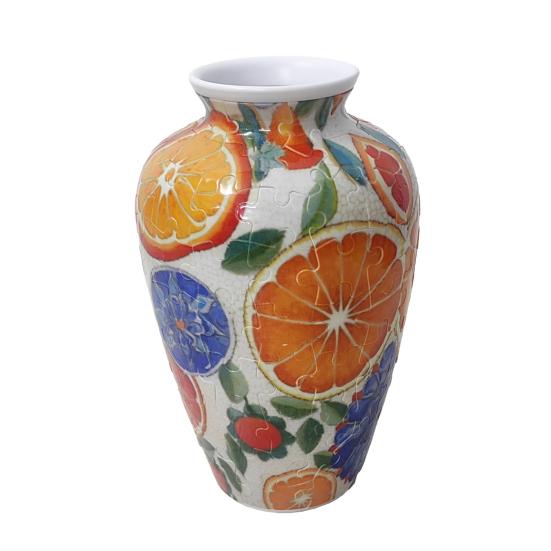3D Puzzle Vase DIY Puzzle Vase Flower Holder 160 Curved Puzzle Pieces Decorative Floral