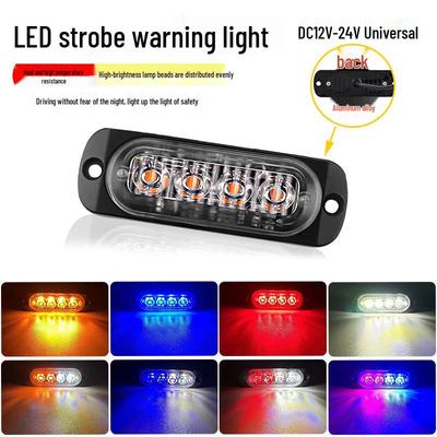 Ultradünnes LED Stroboskop Auto- & LKW-Warnlicht 12-24V