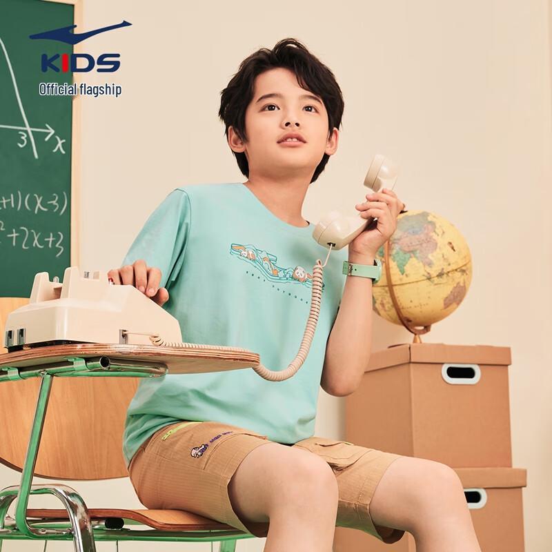 ERKE Kids  Unisex Short Sleeve T-Shirt 170