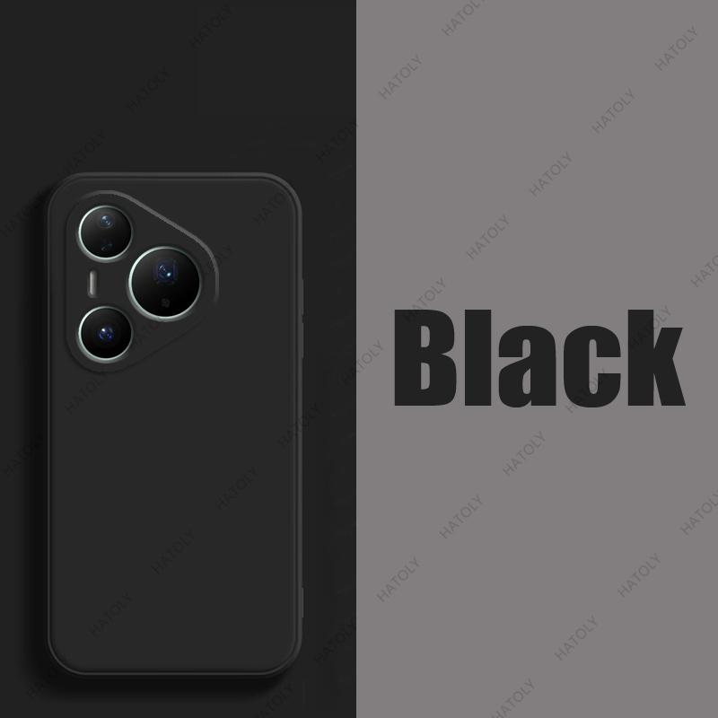 Liquid Silicone For Huawei Pura 80 Ultra case For Huawei Pura 80 Pro Cover TPU Shockproof Protective Case For Huawei Pura 80 Pro