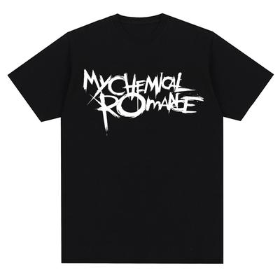 My Chemical Romance Mcr Band Maglietta di Cotone Uomo Donna Stampata Casual Manica Corta T-shirt Streetwear Trend Maglietta Top