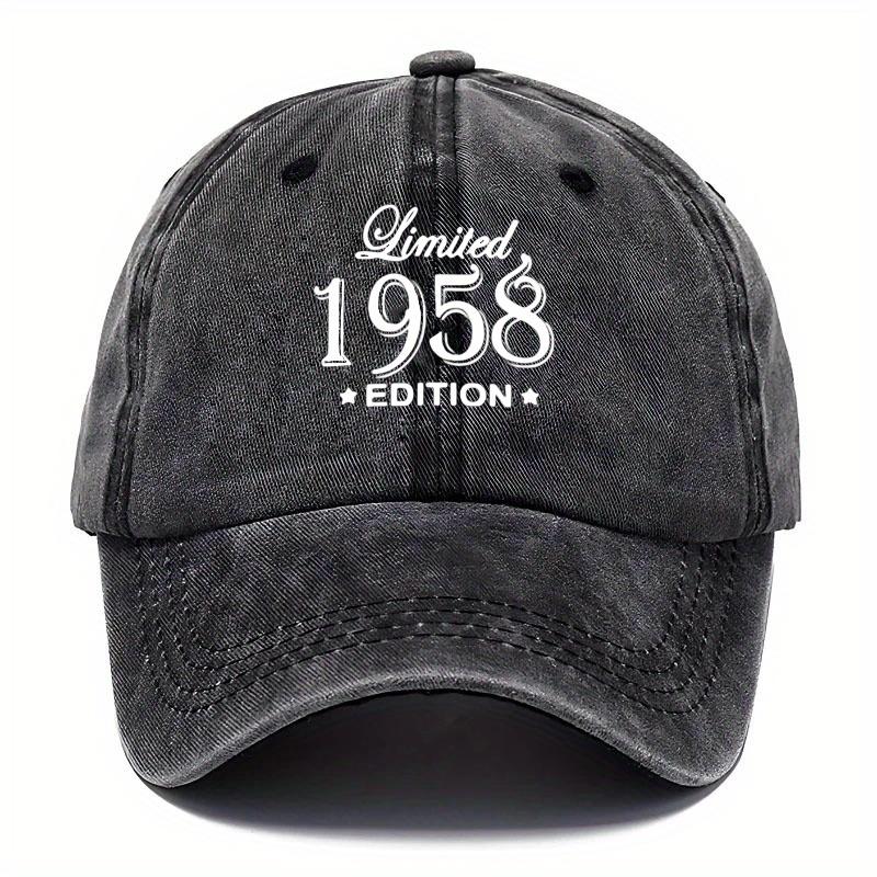 pc Adjustable washed cap with meter and fashionable letter print pattern suitable for outdoor travel camping parties