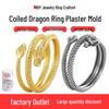 Dragon Scale Gold & Silver Ring Mold: Coiled Dragon Design Jewelry Tool