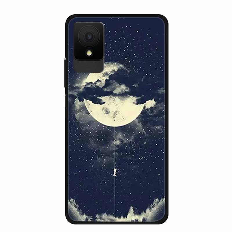 For TCL 501 Case Luxury TPU Soft Silicone Back Cover Phone Cases for TCL501 6 Inches T433D Protective New Bumper Lovely Funda