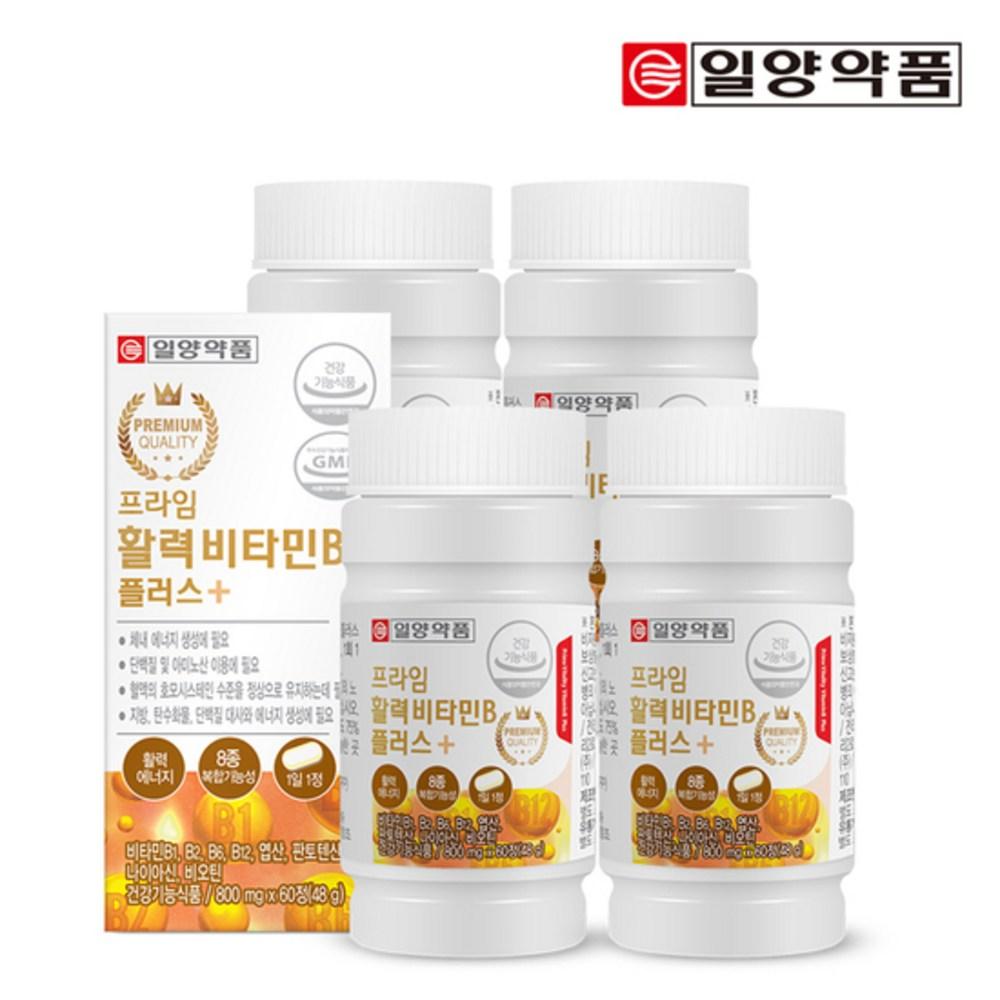 Ilyang Pharmaceutical Prime Vitality Vitamin B Plus 48g 60 Tablets 4 Pcs