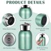 Portable Pocket Cup 350ml Mini Stainless Steel Thermal Flask Double Wall Vacuum Insulated Camping Water Bottle for Hiking Travel