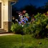JYL TS/123,Outdoor Simulation Butterfly Ground Stake Light Solar Charging Lamp for Garden Lawn Decor