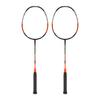 2 Racchette da Badminton in Fibra di Carbonio Ultraleggere per Adulti per Allenamento Competizione Ricreazione Verde