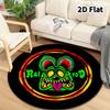 Rat Fink Round Area Rug Carpet Rug For Living Room Bedroom Sofa Playroom Decor Nonslip Floor Mat