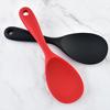 Silicone Rice Spoon Solid Color Non-stick Meal Pot Pan Scoop Kitchen Utensils