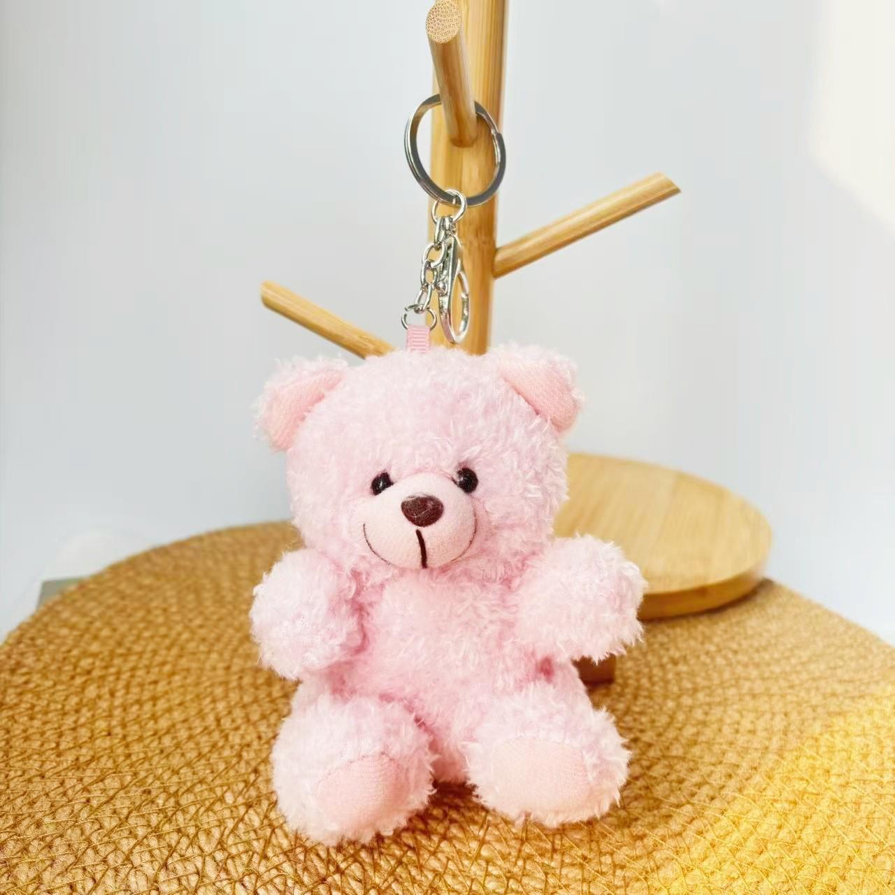 Little Bear Plush Keychain - Cute Doll with Custom Logo Bear 12cm Approximately