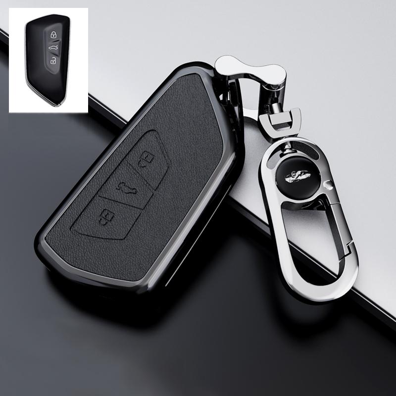 

Interior Mouldings Car Remote Key Case Cover Fob Suit For Volkswagen For VW Golf 8 MK8 GTI MK8 ID 4 ID 6 ID 3 TALAGON TERAMONT C чёрный