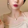 French Retro Pearl Necklace Female Tide Neck Chain Light Luxury Collarbone Chain