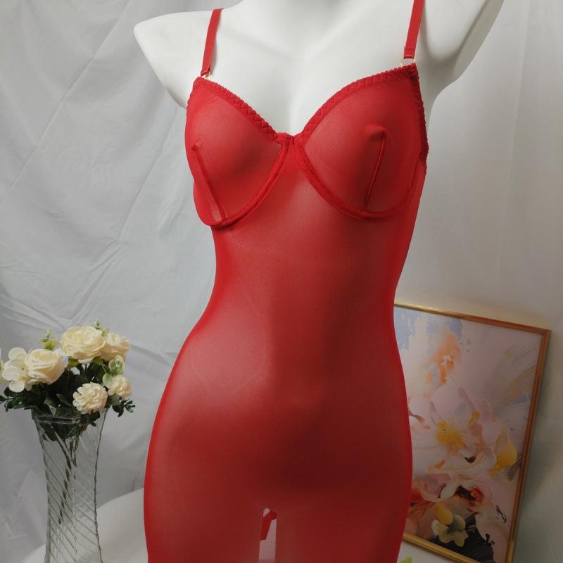 Robe de nuit en dentelle imprimé léopard - Jupe sexy moulante pour femme