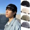 Korean Version of Melon Skin Hat for Men Summer Retro Trendy Brimless Landlord Hat for Women Hip-hop Street Inch Hat for Men