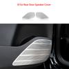 For Hyundai Palisade 2020-2026 Car Tuning Stainless Steel Stainless Steel Auto Door Speaker Cover Trim Car Interior Parts
