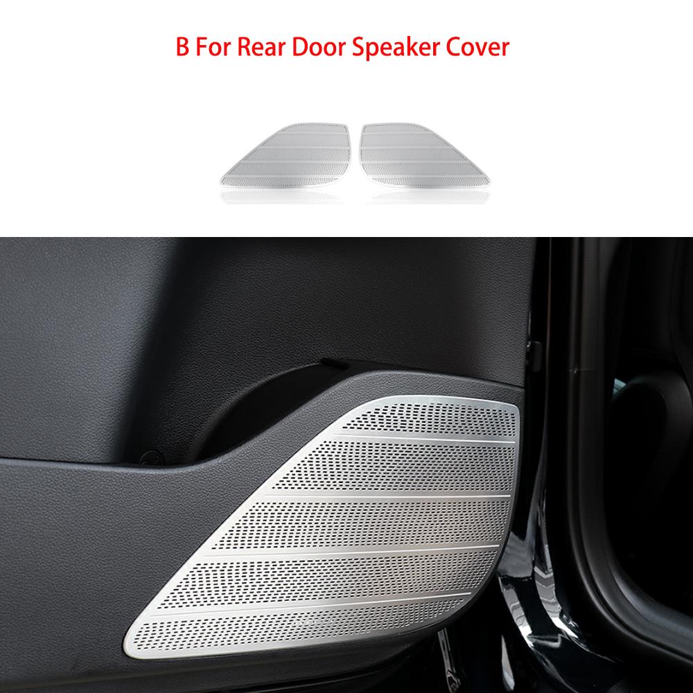 For Hyundai Palisade 2020-2026 Car Tuning Stainless Steel Stainless Steel Auto Door Speaker Cover Trim Car Interior Parts