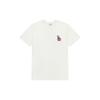 MLB Los Angeles Dodgers Logo Letter Print Round Neck American Vintage Short Sleeve T-Shirt Unisex T-Shirt Ivory 3ATSM0233-07IVS