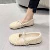 New Cotton Slippers for Women Are Comfortable and Good-looking In Winter. Fleece Thermal Bag and Fluffy Home Confinement Cotton Shoes.