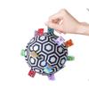 Aipinqi Soft Plush Baby Grasping Rattle Ball Black And White Sensory Early Education Toy