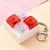 Mini 4 Keys Mechanical Keyboard Fidget Keychain Satisfying Click Sound Unique Gift for Keyboard Enthusiasts Friends
