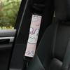 Cartoon Bunny Ice Silk Car Seat Belt Shoulder Pad Cover Anti Chafe Car Accessory
