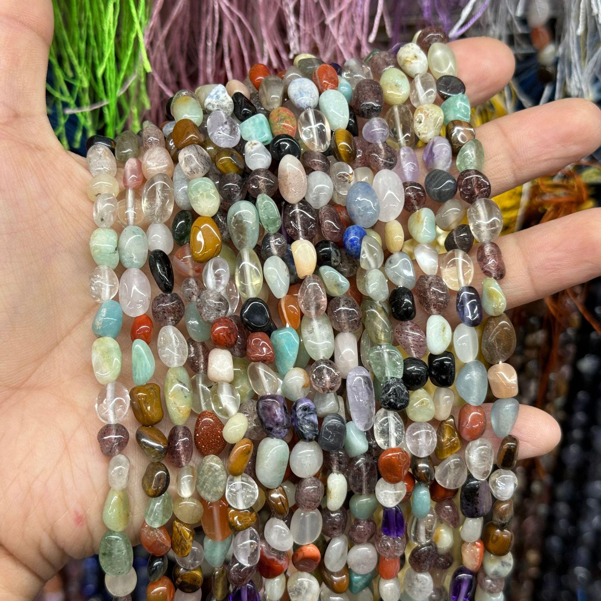 

8 мм натуральные необработанные камни нерегулярные свободные бусины для самостоятельного изготовления ювелирных изделий Price per Strand