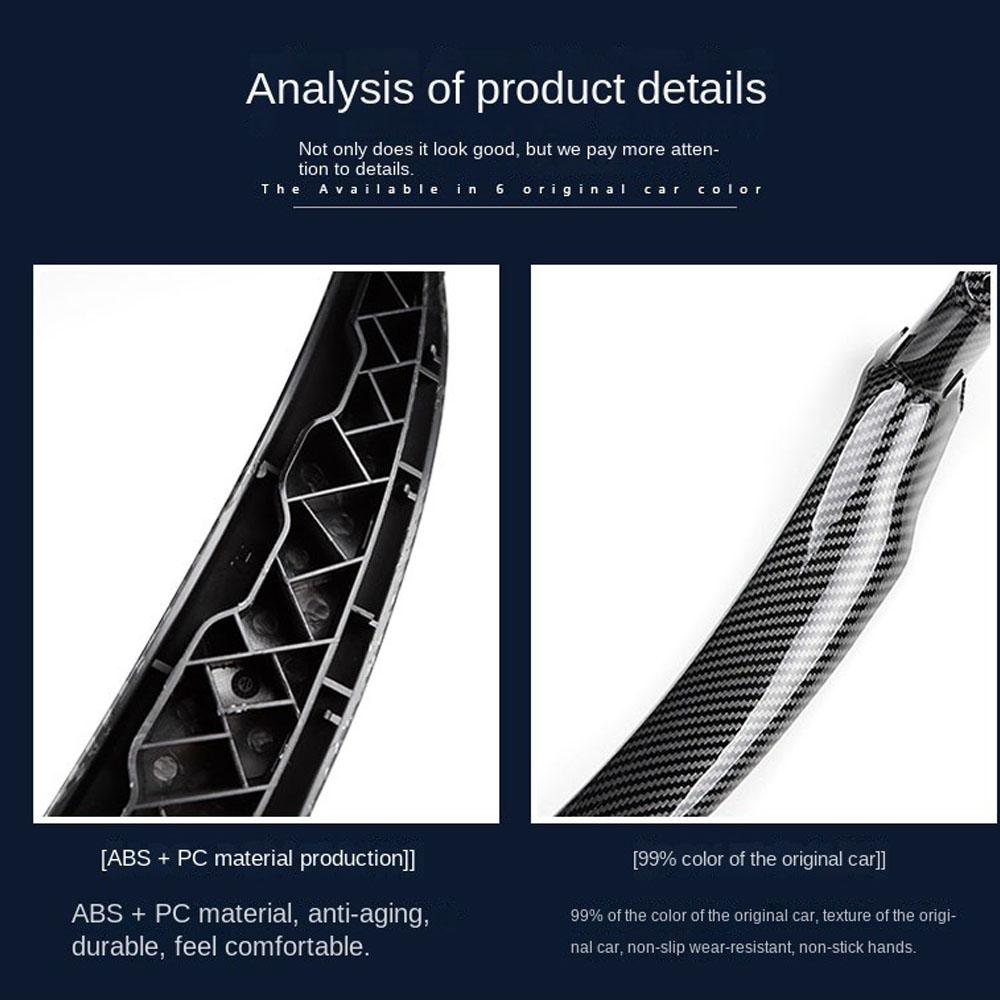 Auto Innentürgriff Innenverkleidung Pull Trim Abdeckung Griff Armlehne Ersatz für BMW E70 E71 E72 X5