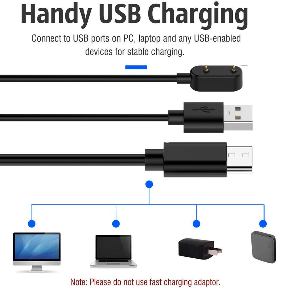 100cm USB Type-C Charging For Huawei Watch Fit 3 Dock Charger Adapter Cable Power Charge Huawei Fit3 Wire Galaxy Fit3 Accessory