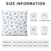 Fashion Small Florals Cushion Cover Pillowcase Ultra Soft Skin Friendly Fabric Cloud Like Comfort & Concealed Zipper