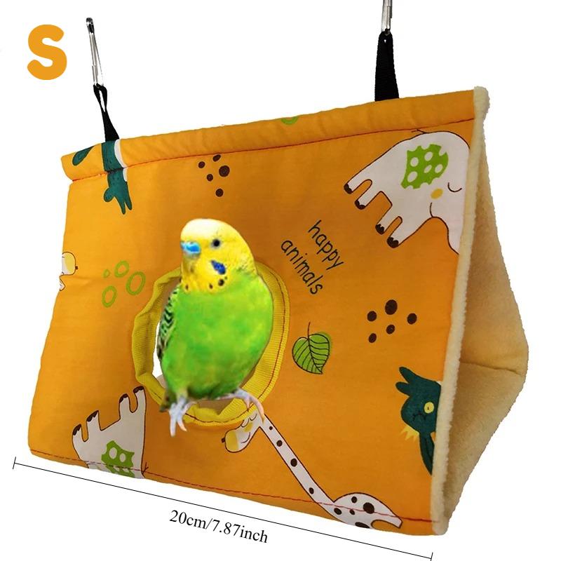 

1pc Winter Warm Parrot Snuggle Hut & Hanging Bed, Softest Material Cage Accessory, Perfect for Cockatiels & Parakeets